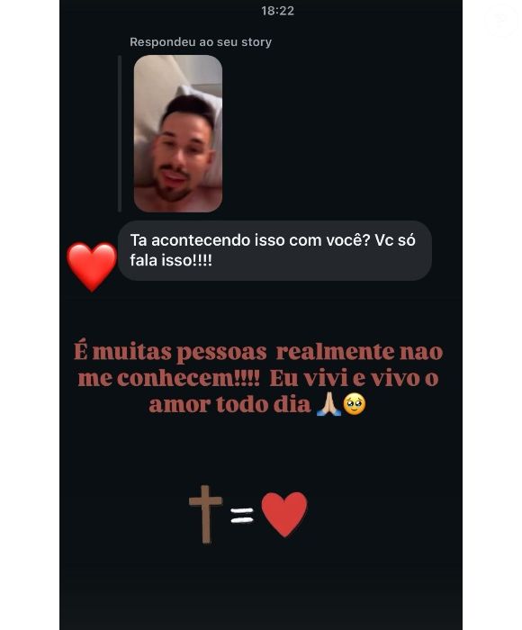 Viúvo de Isabel Veloso, Lucas Borba respondeu internauta ao levantar hipótese de que tenha conhecido alguém especial