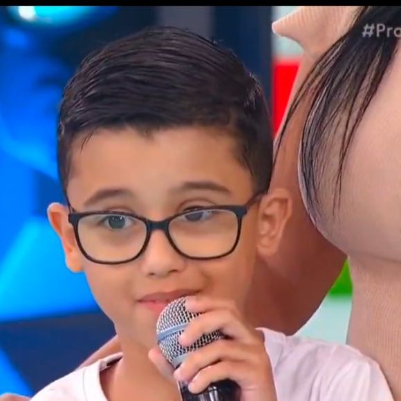 João Lucas afirmou ser fã da 'Turma da Mônica', e respondeu às perguntas da apresentadora Patricia Abravanel.