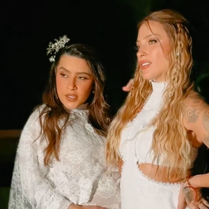 Vestido de Lauana Prado teve ainda um véu que deu um toque de classicismo para a produção