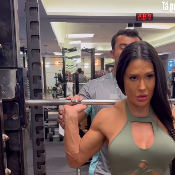 Gracyanne Barbosa é conhecida por sua rotina fitness, e dieta de 40 ovos ao dia.