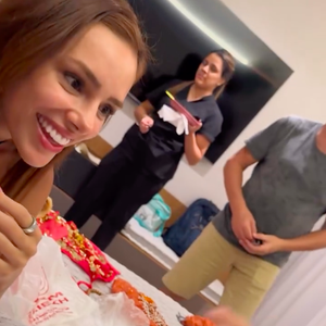 Irmã de Bruna Biancardi também mostrou a reação super animada da influenciadora com a novidade