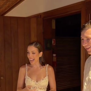 "Eu conheci o anjo que salvou a minha vida. Nós conversávamos por vídeo e mensagens mas ontem foi a primeira vez que nos vimos ao vivo. Foi indescritível. Que pessoa especial", escreveu Fabiana Justus na legenda do vídeo