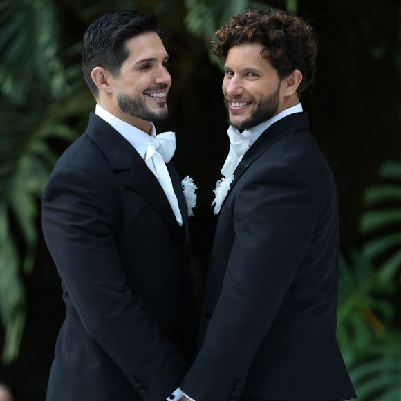 Igor Cosso e Heron Leal celebraram o casamento com uma festa no Rio de Janeiro
