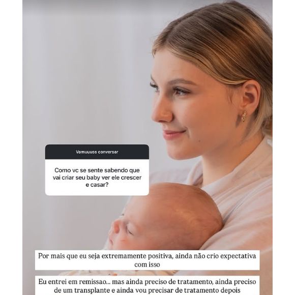 Com câncer, Isabel Veloso fez forte desabafo em relação ao seu futuro com o filho, de 5 meses