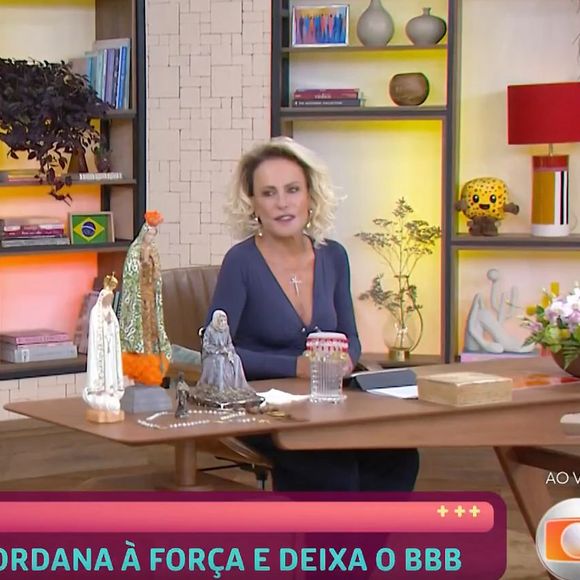 Ana Maria Braga assumiu alívio por não ter que entrevistar Pedro no 'Mais Você'