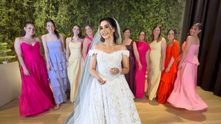 'Um trabalho intenso': noiva que fez o próprio vestido de casamento, looks das 7 madrinhas, da mãe e da cunhada abre o jogo após vídeo viral de quase meio milhão de views