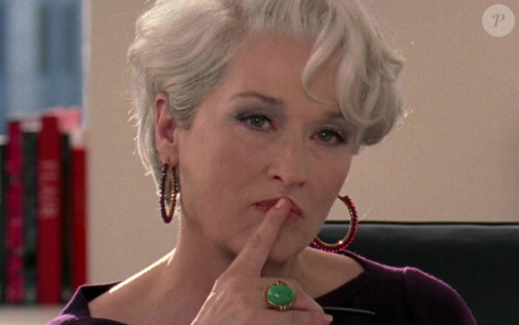 Meryl Streep interpretou a icônica Miranda Priestly em 'O Diabo Veste Prada' (2006).