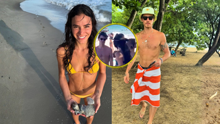 Bruna Marquezine e Shawn Mendes são flagrados em praia do Nordeste antes do Réveillon, e detalhe do vídeo agita a web