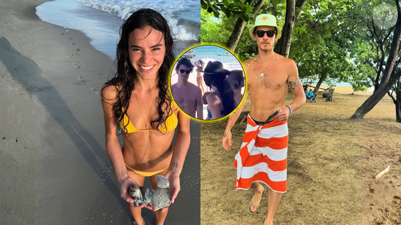 Bruna Marquezine e Shawn Mendes são flagrados em praia do Nordeste antes do Réveillon, e detalhe do vídeo agita a web