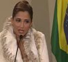 Bebel conversou com fotógrafos, esbanjou carisma e 'zero' preocupação em CPI