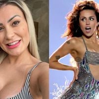 Pouca gente lembra, mas Andressa Urach tentou 'evangelizar' Miley Cyrus há quase 10 anos: 'Coloque Deus no coração'