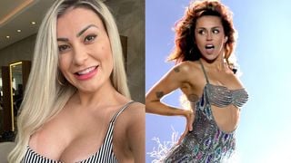 Pouca gente lembra, mas Andressa Urach tentou 'evangelizar' Miley Cyrus há quase 10 anos: 'Coloque Deus no coração'