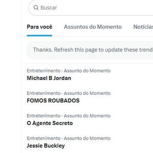 A expressão 'Fomos Roubados' ficou no topo do X após a cerimônia do Oscar 2026