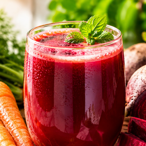 O suco de beterraba com cenoura é um dos itens indispensáveis para Leticia Spiller na dieta