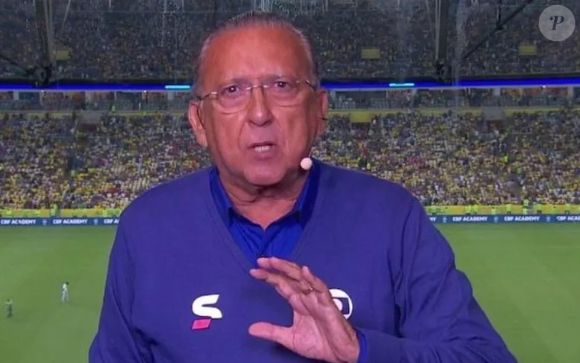 Galvão Bueno critica duramente troca do azul pelo vermelho: 'Um crime contra a história'