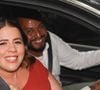 Tati Machado chegou com o marido no casamento de Ana Maria Braga