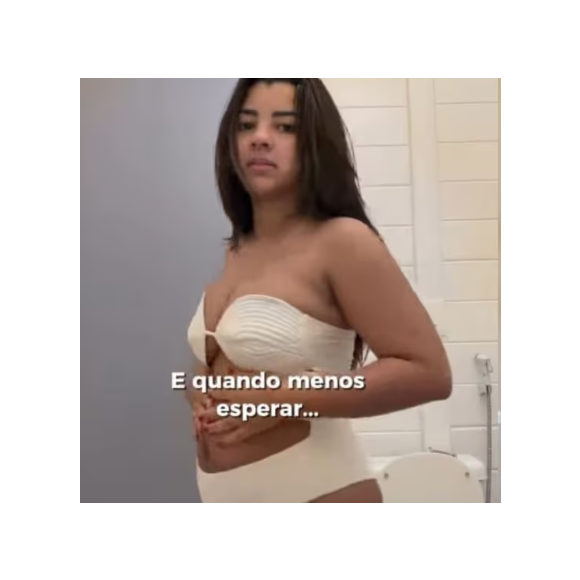 Ary Mirelle antes do emagrecimento: em uma publicação feita nas redes sociais, influenciadora abriu o coração sobre as inseguranças que enfrentou durante o pós-parto, período que costuma ser desafiador para muitas mulheres.