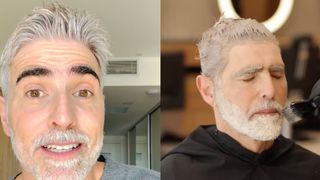 É o Edu de 'Laços de Família'? Aos 53 anos, Reynaldo Gianecchini diz 'adeus' ao cabelo e barba grisalhos e deixa a web em choque com transformação; veja antes e depois!