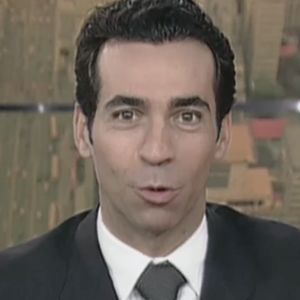 De volta ao Brasil, César Tralli começou a ter suas primeiras oportunidades como apresentador, como esta aparição no 'Bom Dia SP'