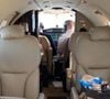 Cabine do Cessna Citation Bravo, modelo de jatinho usado por Zezé Di Camargo em viagens frequentes pelo país
