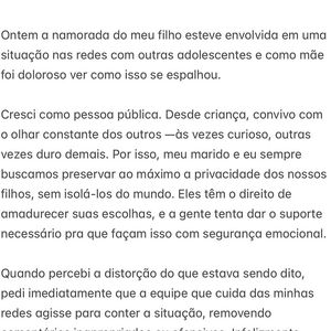 Pronunciamento de Angélica sobre Duda Guerra (parte 02)