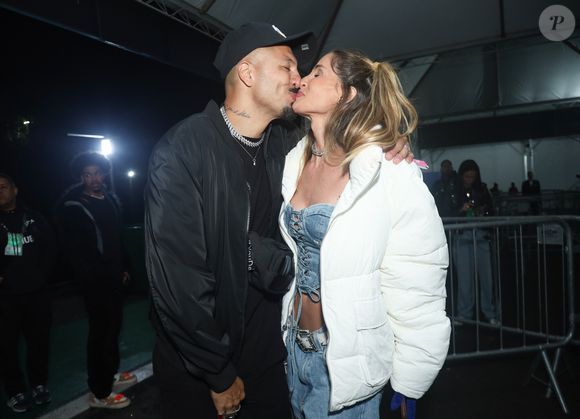 Quem também mostrou estar firme e forme na união foi os ex-BBB's Aline Gotschalg e Fernando Medeiros