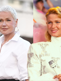 36 anos depois, a mesma saia: Xuxa Meneghel vai à NYFW pela 1ª vez com look grifado e combina produção com Sasha Meneghel. 'Carolina Herrera faz parte do meu guarda-roupa desde os anos 80'