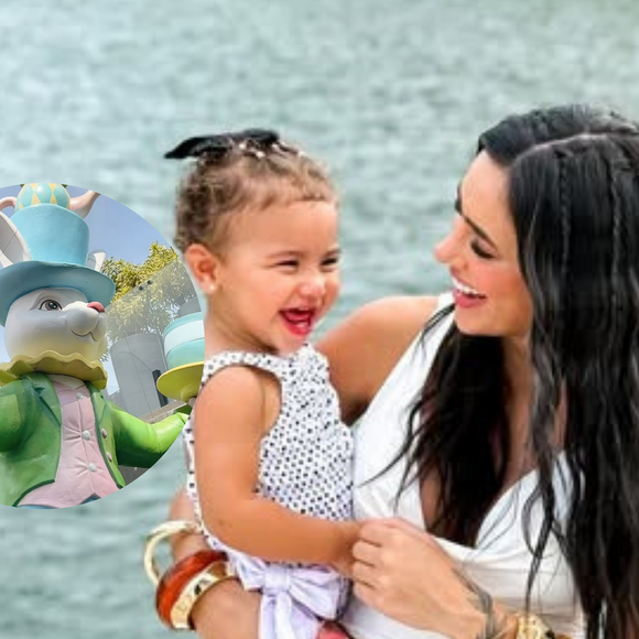 Bruna Biancardi recebeu críticas após organizar uma festa de Páscoa para a filha, Mavie