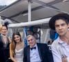 Rainer Cadete, Mariana Ximenes, Camila Queiroz, Walcyr Carrasco e Sergio Guizé: homenagem ao novelista