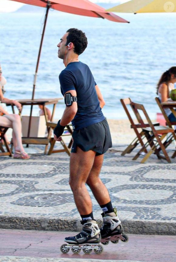 César Tralli foi muito elogiado por seus músculos inferiores e chamou atenção até de Alcione