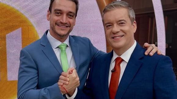 Globo provoca crise de ciúmes ao escolher Tiago Scheuer como substituto de Roberto Kovalick no 'Hora 1', diz coluna