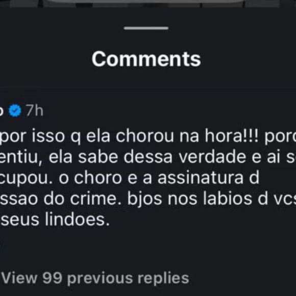Luana Piovani disse que o choro de Virgínia foi porque a influenciadora teria se sentido culpada pelas 'verdades' que ouviu