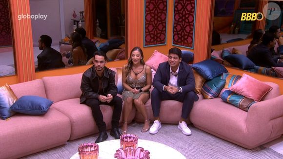 Renata ficou em primeiro lugar, Guilherme em segundo e João Pedro em terceiro no 'BBB 25'
