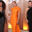 Grazi Massafera com vestido laranja de cauda, Isis Valverde de costas nuas e mais! XX fotos dos looks da première de 'Corrida dos Bichos'