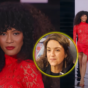 'Murro na Manuela Dias': Taís Araújo, a Raquel de 'Vale Tudo', aclamada de vestido tubinho de renda na Semana de Moda de Paris, e web ironiza 'treta' com a autora