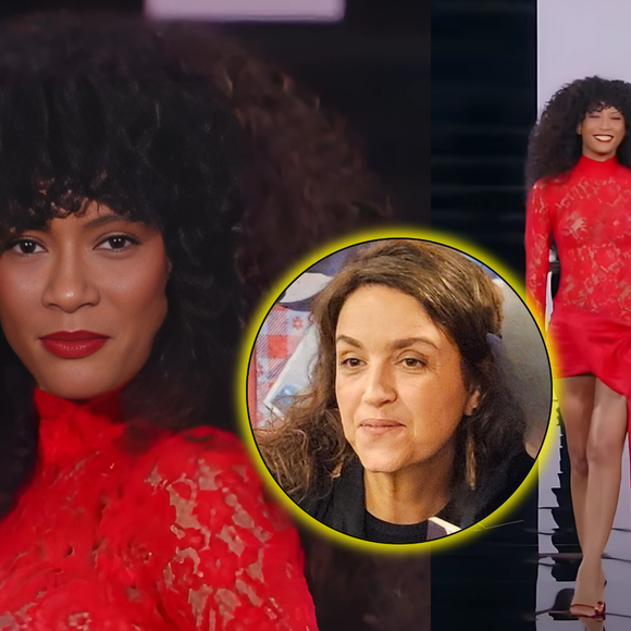 'Murro na Manuela Dias': Taís Araújo, a Raquel de 'Vale Tudo', aclamada de vestido tubinho de renda na Semana de Moda de Paris, e web ironiza 'treta' com a autora