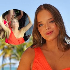 Rafaella Justus pegou o buquê do casamento da irmã, Fabiana Justus