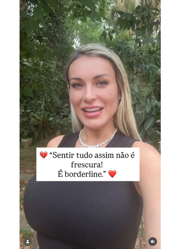 Diagnosticada com Transtorno de Personalidade Borderline, Andressa Urach disse que o surto veio depois de um momento de grande estresse