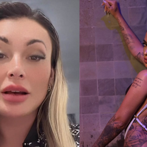 Andressa Urach aponta diferença de tratamento entre ela e MC Mirella após vídeo íntimo e diz que a funkeira 'tem passado não revelado': 'Hipocrisia'