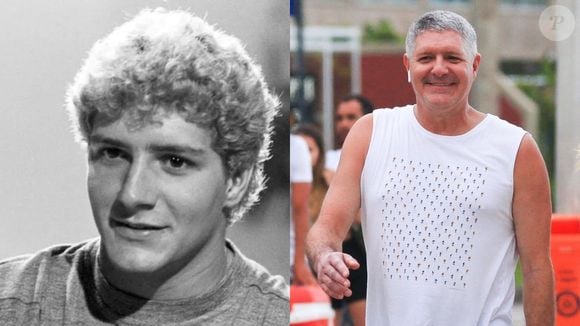 Antes e depois de Fábio Villa Verde: hoje o ator está com 54 anos.