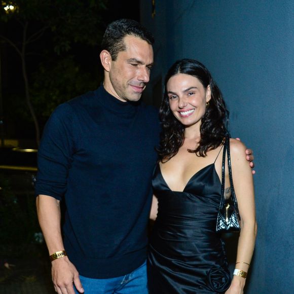 Isis Valverde e Marcus Buaiz foram ao show de Thiaguinho em 5 de fevereiro de 2025