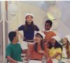 Flávia Monteiro foi a Carolina da primeira versão de 'Chiquititas' entre 1997 e 2001 - na foto, atriz e atores do elenco no programa 'Pequenos Brilhantes'