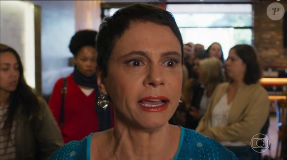 Teve internauta que não gostou da cena da maionese envenadada mas elogiou a performance de Malu Galli