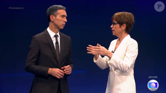 César Tralli também foi criticado por, segundo internautas, não estar no mesmo nível de Renata Lo Prete