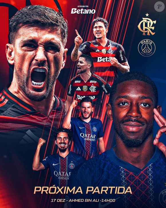 Clima de decisão: Às 14h, Flamengo x PSG coloca frente a frente dois gigantes em busca da glória mundial