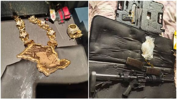 Durante a investigação, a PF apreendeu uma série de itens de alto valor, incluindo joias, armas, relógios de grife,, aparelhos eletrônicos e veículos de luxo