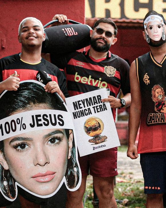 Torcedores de outros times já tinham usado a foto de Bruna Marquezine para provocar Neymar