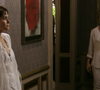 A cena entre Nina e Carminha ganhou um toque de perfumaria quando a personagem de Débora Falabella questionou se a rival havia entendido sua orientação. Diante da pergunta, Carminha, interpretada por Adriana Esteves, respondeu: 'Entendi, sim, senhora'