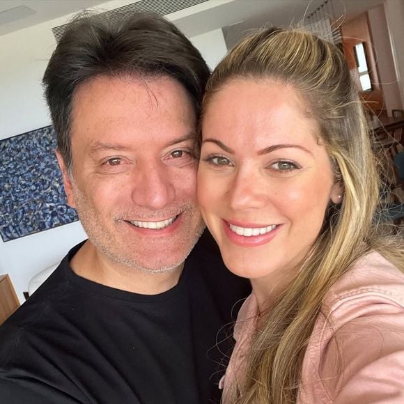 O casal Jacqueline Brazil e Luiz Carlos Jr. se conheceu durante a pandemia de Covid-19.