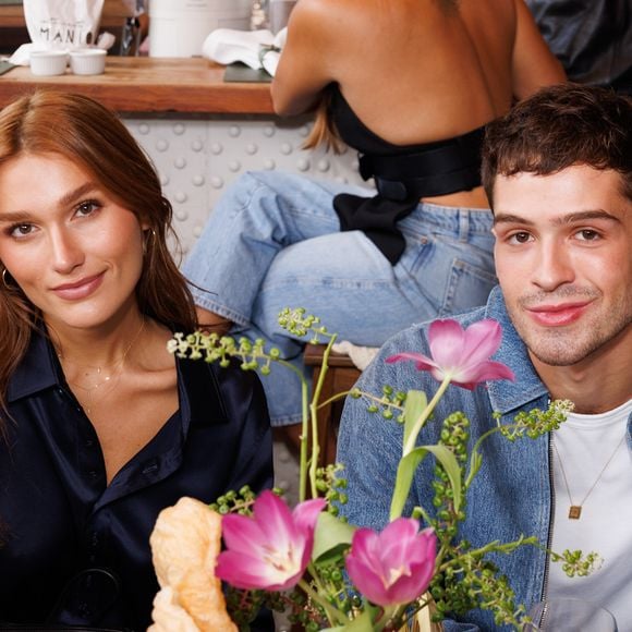 Sasha e João Guilherme se encontram em lançamento de squad do shopping Iguatemi em SP